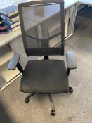 Elite office furniture black mesh back office chair product code MIXBM2D