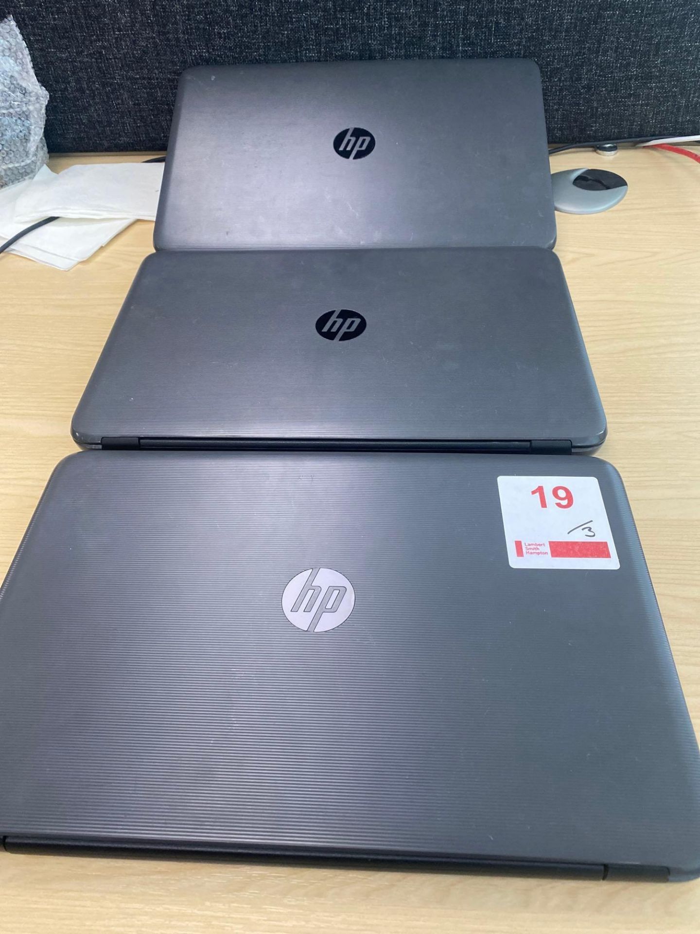 3 Hewlett Packard 250 G5, 15” laptops with i3 processor and chargers