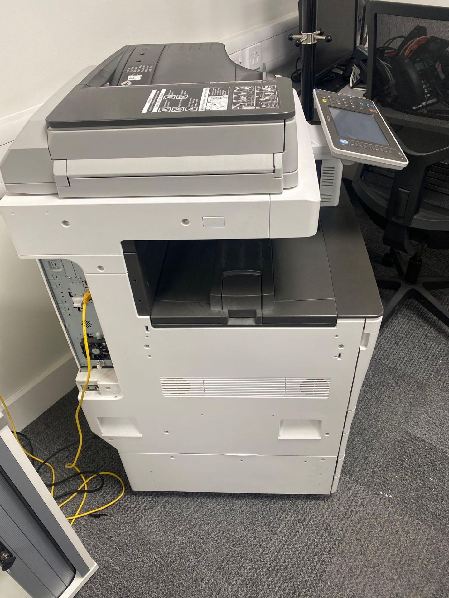Ricoh Aficio MP-C3502 colour photocopier serial number W502K986875, (Please note this machine is - Image 4 of 5