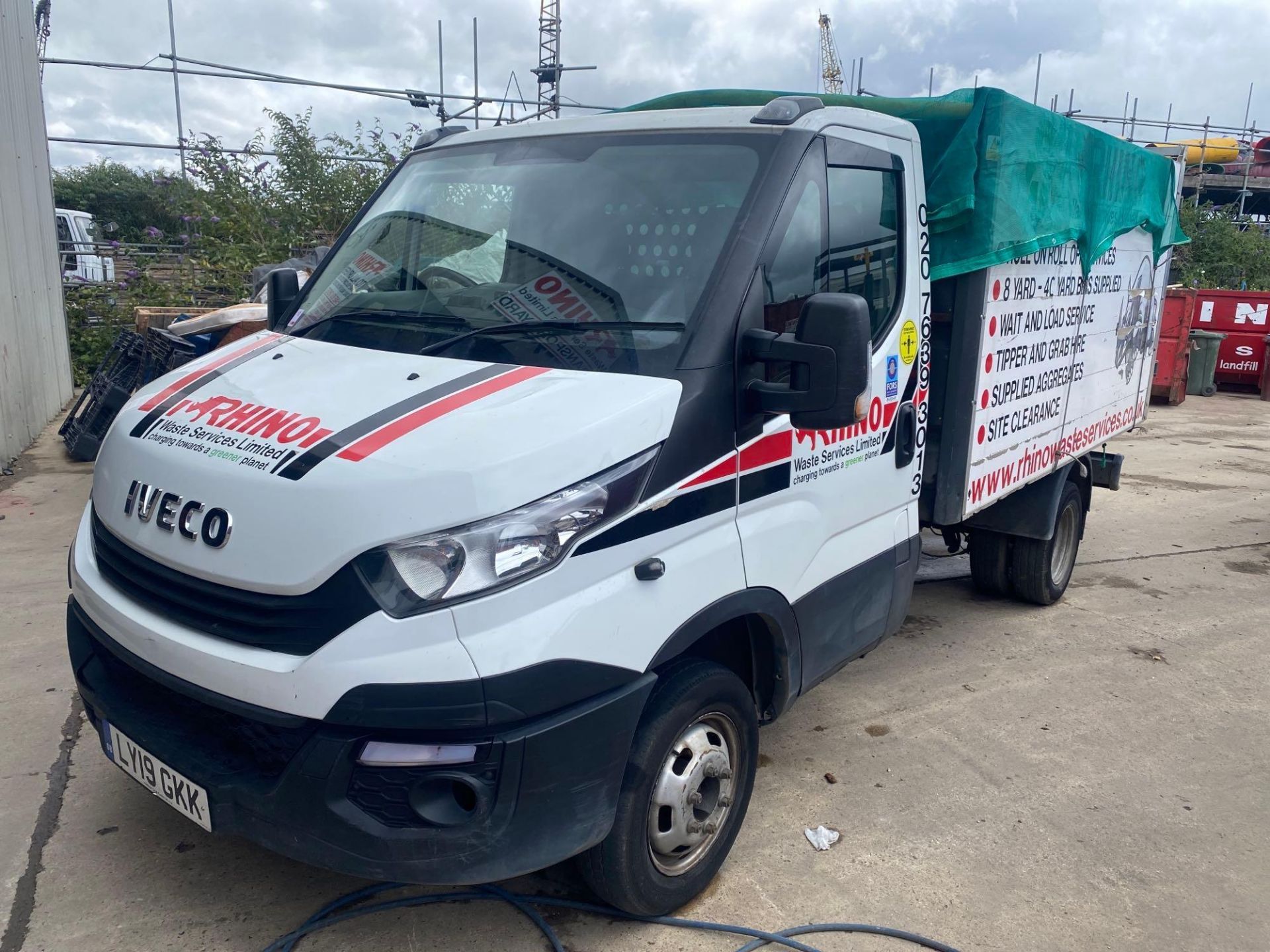 Iveco IS35CI2AA Daily 35C14 Euro 6 cage tipper - Image 2 of 13