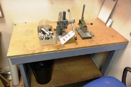 Timber bench mounted manual press and bench top manual press