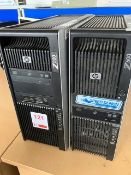 Two HP towers (no hard drives), one x Z600, one x Z799