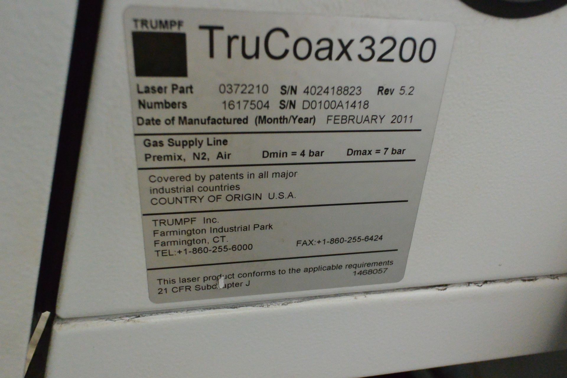 Trumpf Trulaser 2030 laser cutting machine (2010) - Image 11 of 19
