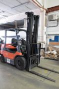 Toyota 35T battery operated, 3,500kg, forklift truck (2002)