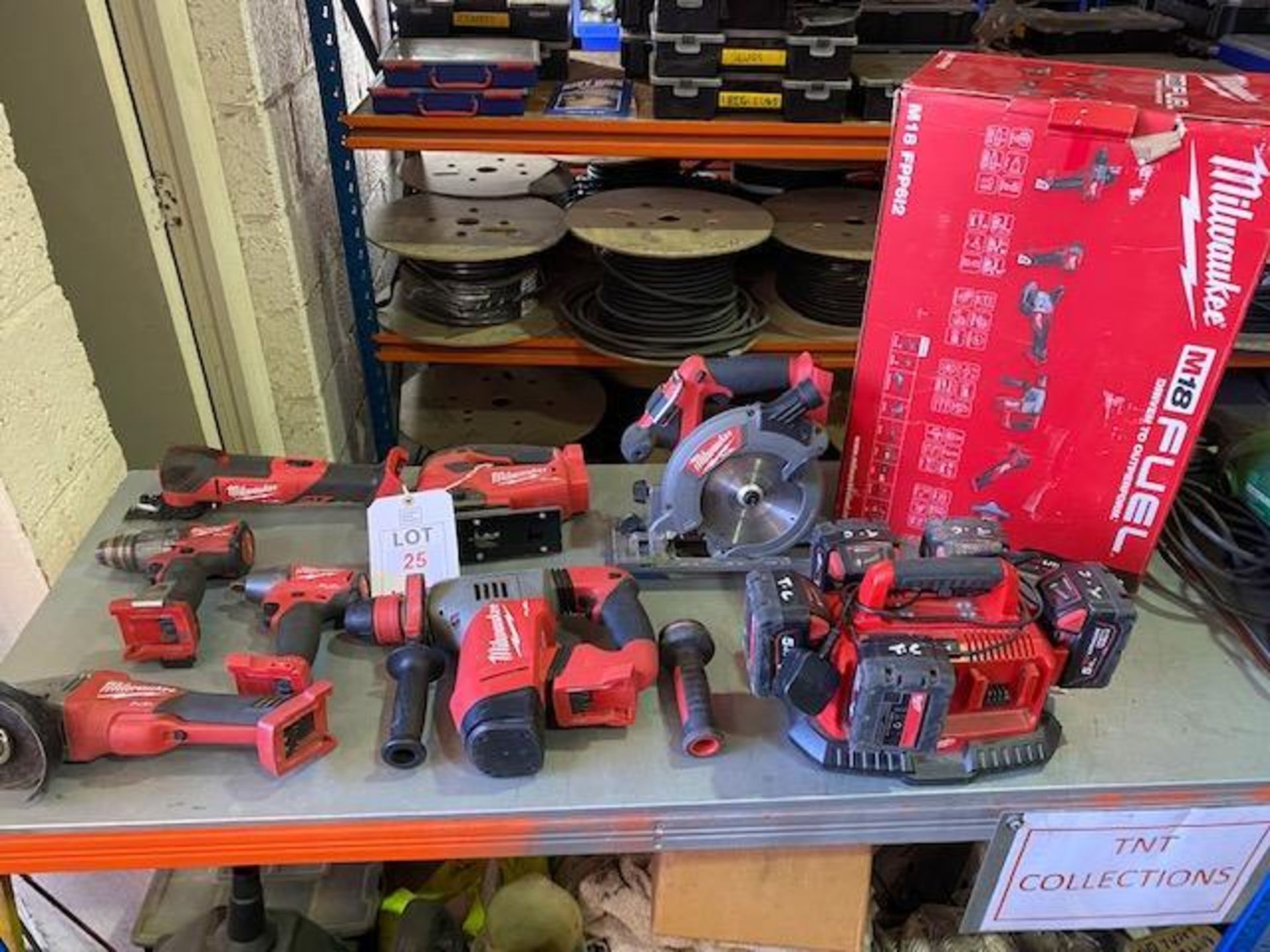 Milwaukee M18 seven piece kit (2021) comprising