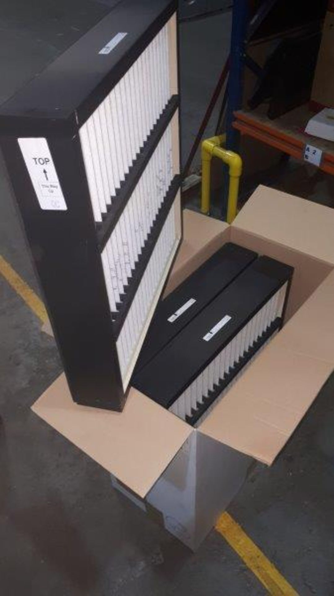 Three shelves of Man and Hummel filters, filter frames and P clips to include: - Image 19 of 21