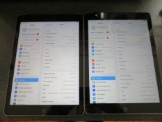 Two Apple iPad's 128Gb 6th Generation model MR7C2BA s/n F9FY92DPJF89 and F9FYC3F9JF89