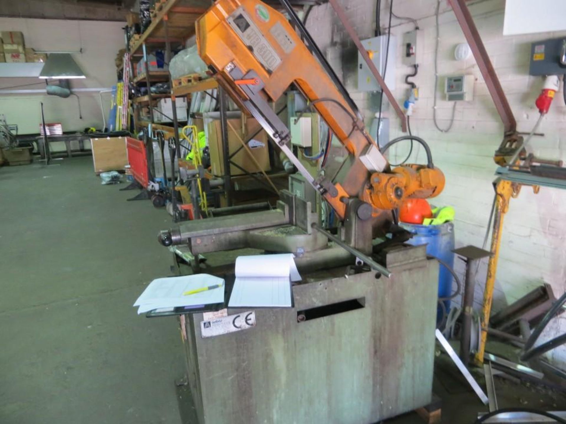 Alligator TR300M band saw / donkey saw Serial No. 316661 c/w two free standing roller feeders - Image 2 of 7
