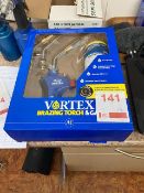 Two Vortex Brazing torch and gas sets (Boxed)