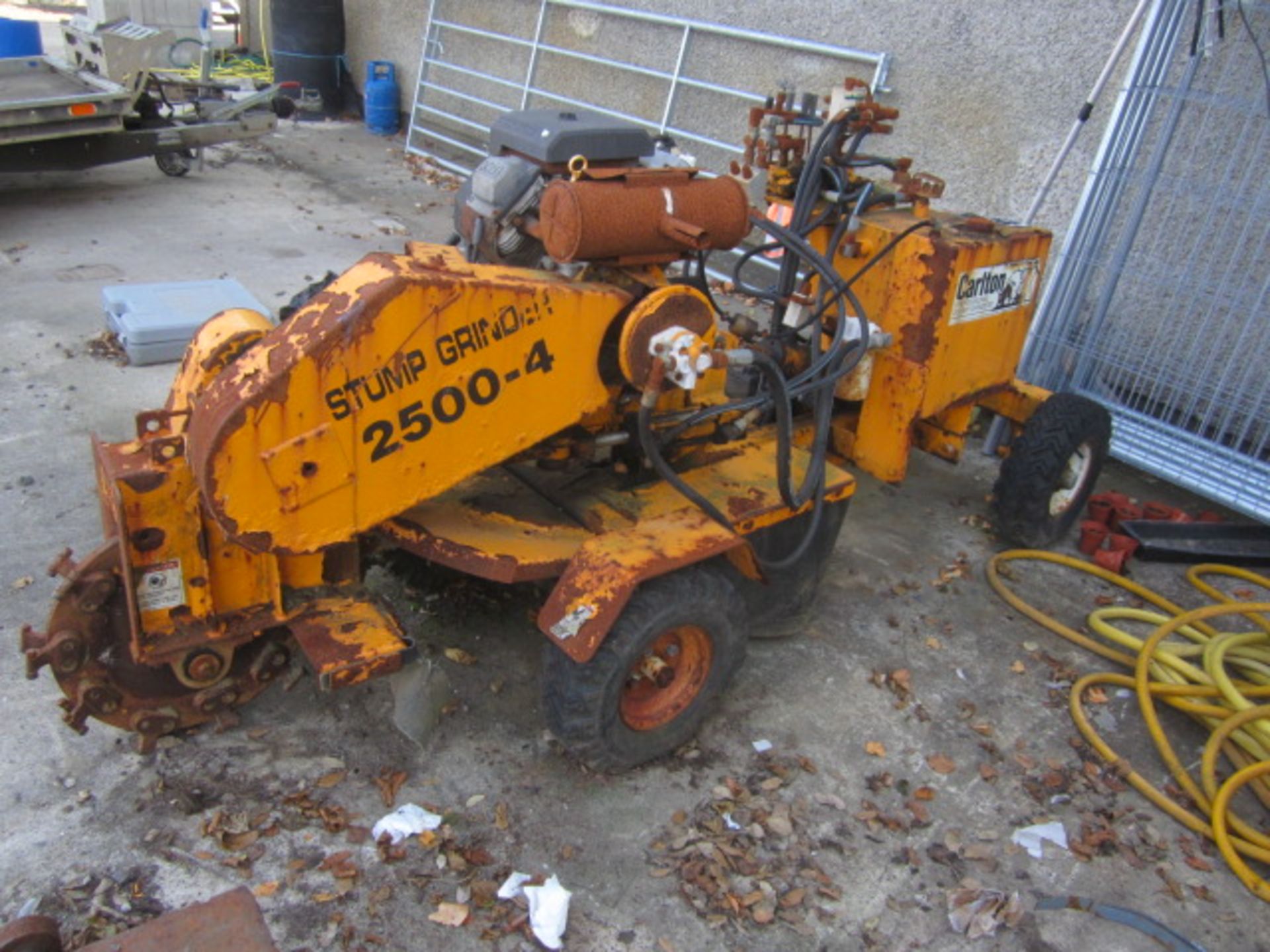 Carlton 2500-4 stump grinder, Kohler petrol engine - for spares or repair - Image 2 of 6