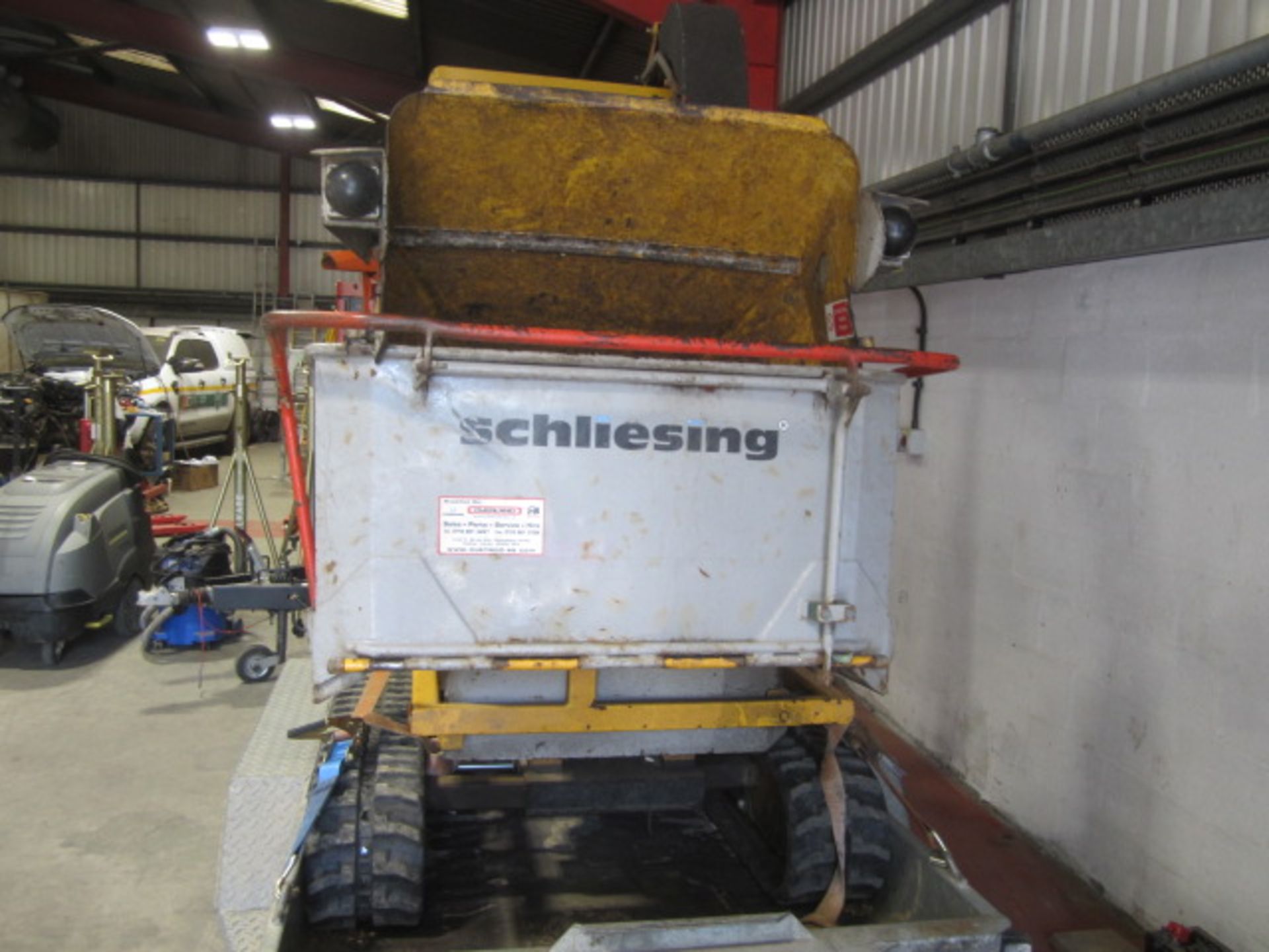 Schliesing 220MX rubber tracked chipper, serial number 7416 RAUPE, 25.7kw, 210bar (2003) - Image 9 of 12