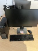 Dell Optiplex 7070 PC, Dell monitor, Tecknet keyboard, mouse, Sound Bar