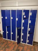 Quantity of lockers as lotted
