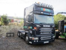 Scania R580 Sleeper 6 x 2/4 mid lift tractor unit Registration: FJ56 FCO Recorded Mileage: 1,944,