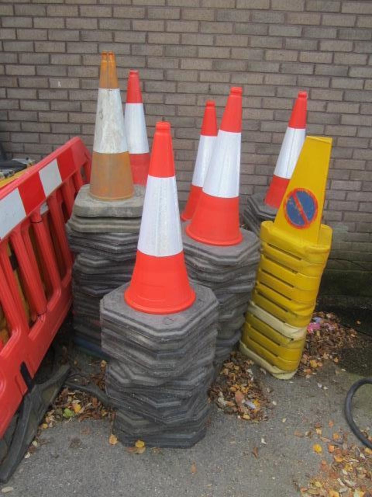 Quantity of assorted road cones and pedestrian safety barriers - Image 3 of 4