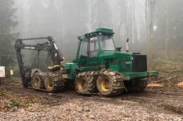 Logset 506H forestry harvester / handler with log lift L 200V 83, NR 210369 1997, DIN 15018H1HB4,