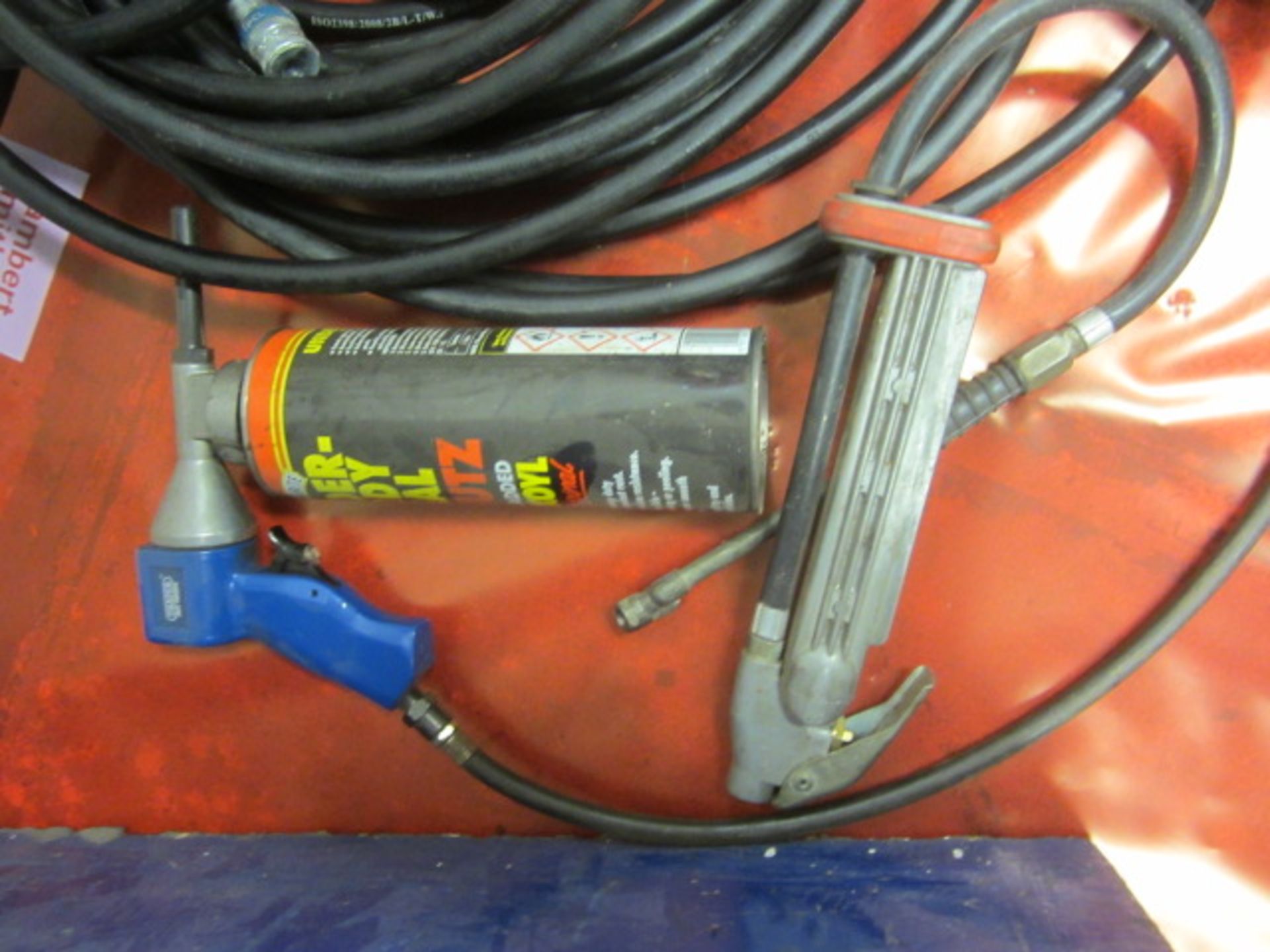 Assorted air lines and air tools - Image 2 of 5