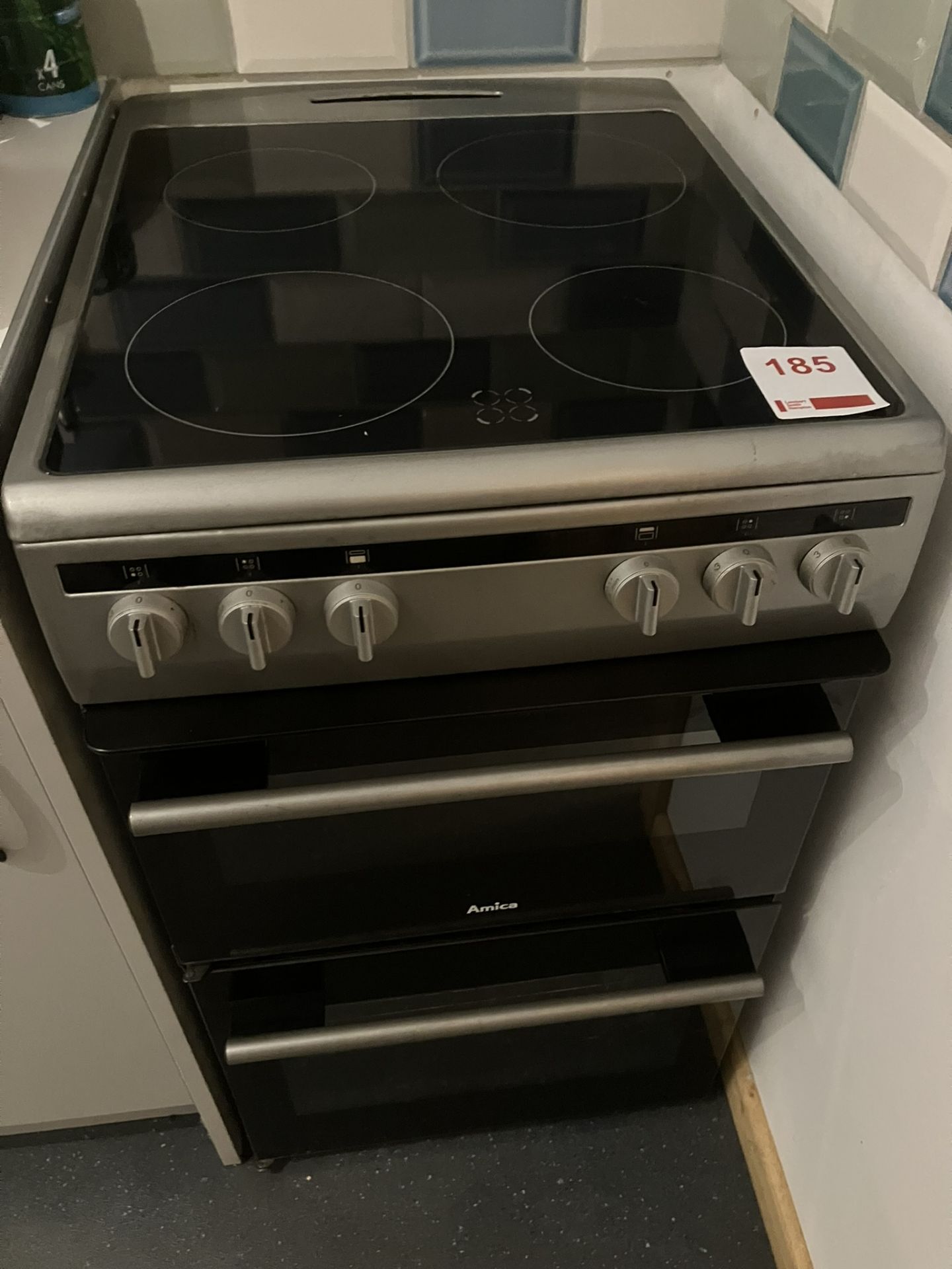 Amica electric oven (black & silver)