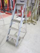 Aluminium step ladder, 3 tread