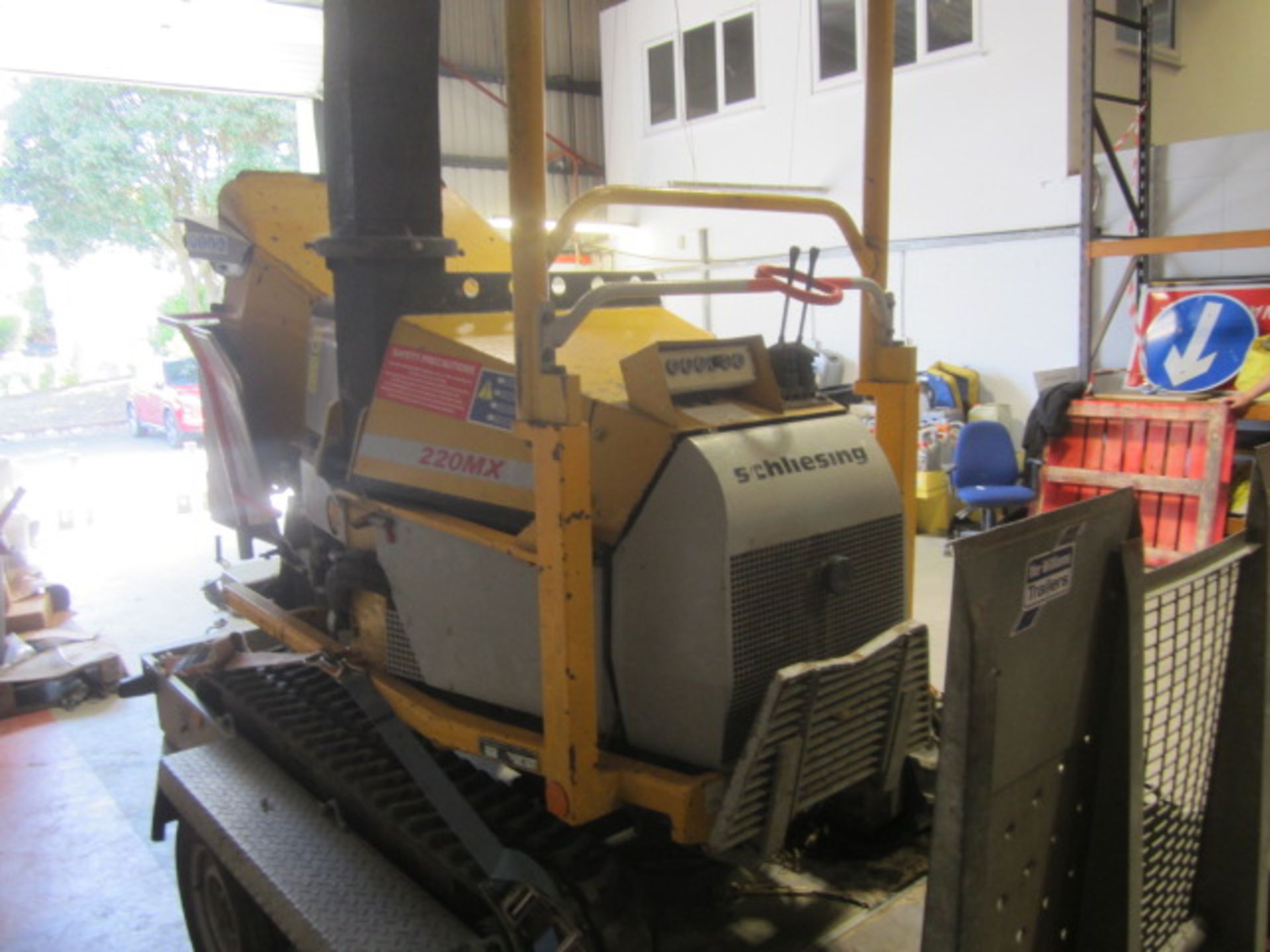 Schliesing 220MX rubber tracked chipper, serial number 7416 RAUPE, 25.7kw, 210bar (2003) - Image 5 of 12