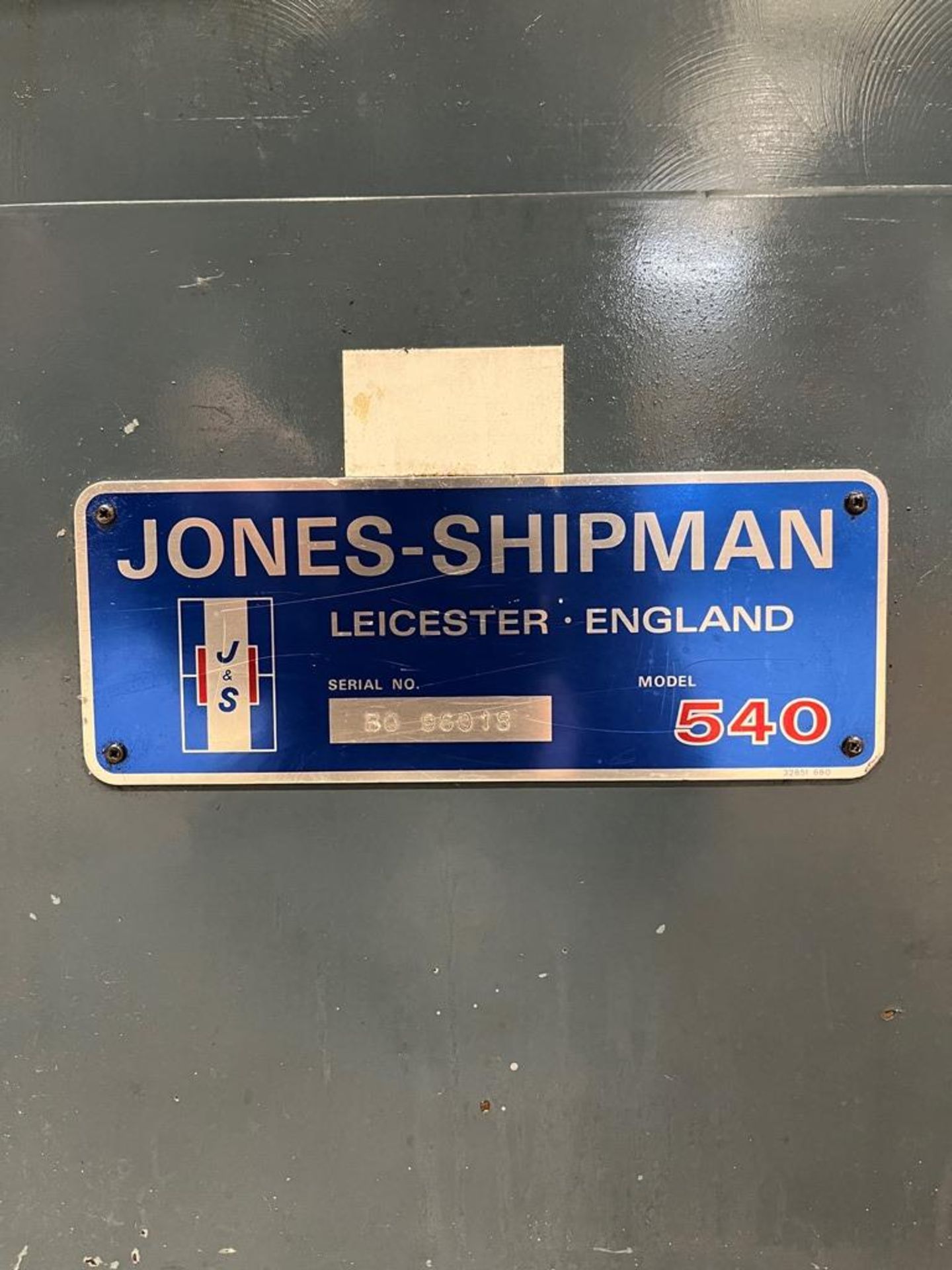 Jones & Shipman 540 Surface Grinding Machine, Serial No 96018 - Image 6 of 7