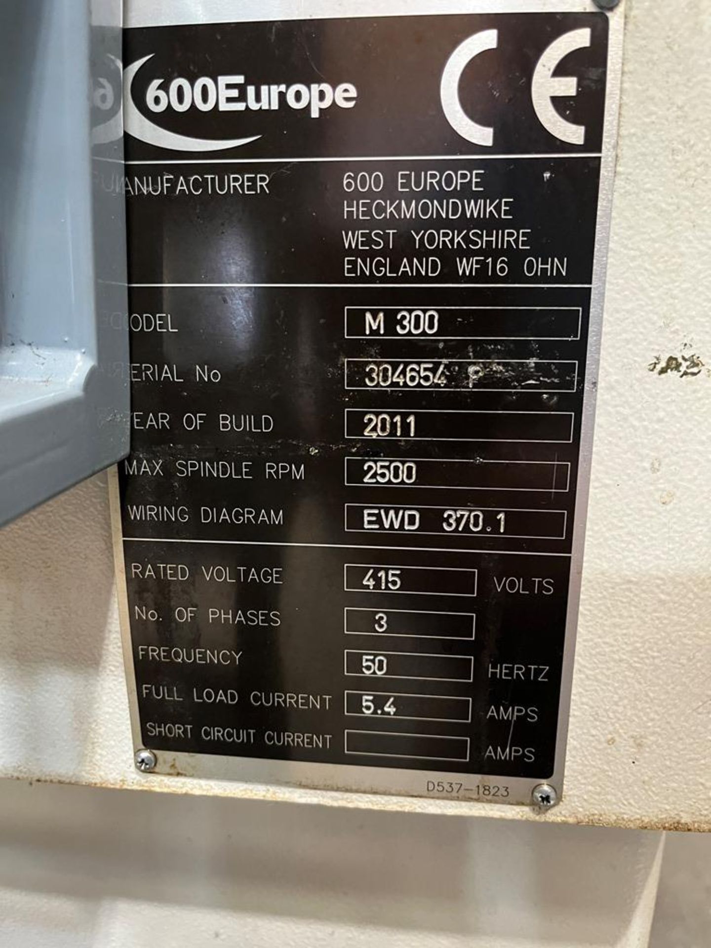 Harrison M300Centre Lathe, Serial No 304654P, Year of manufacture 2011 - Image 4 of 5