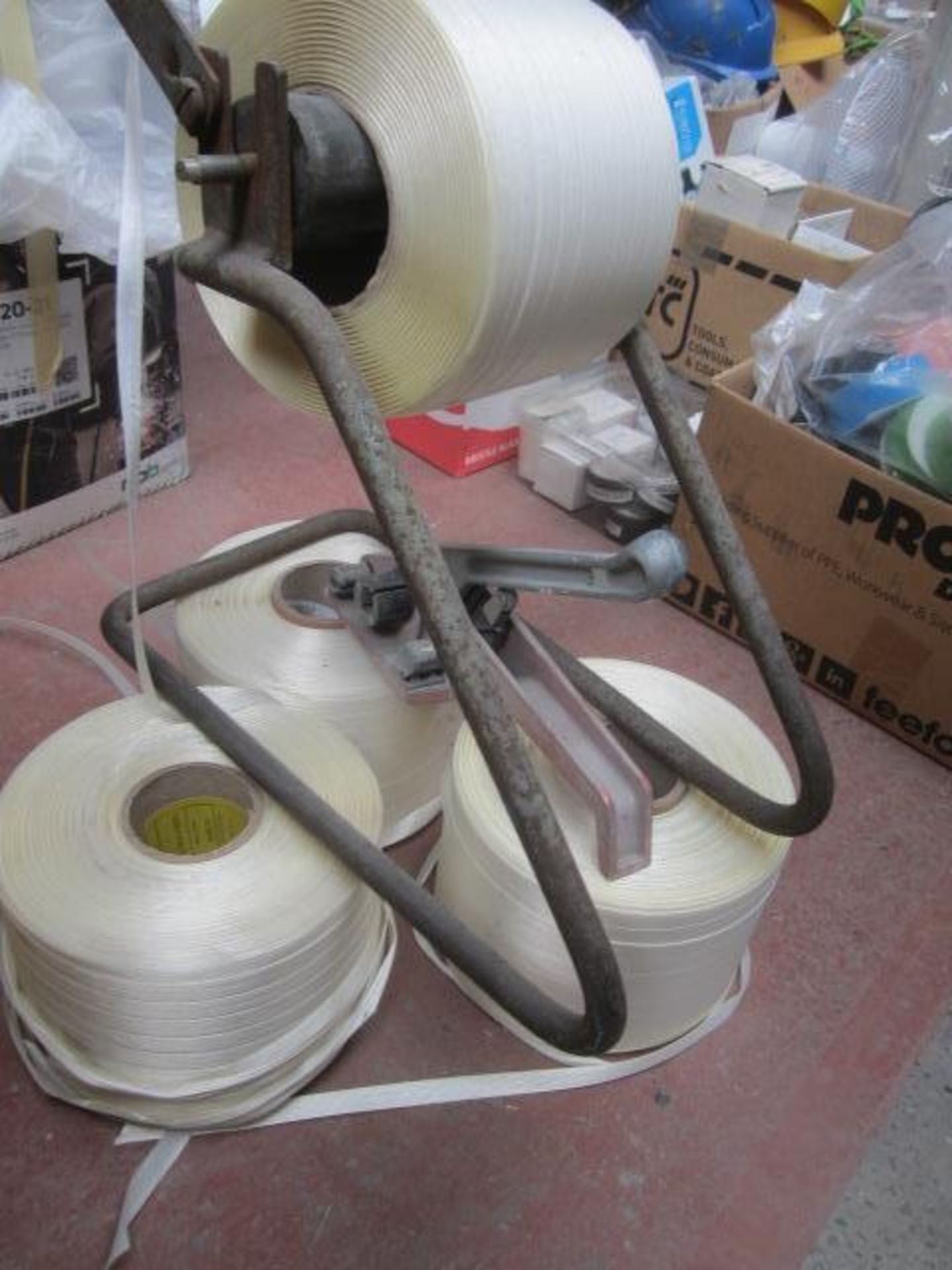 Reeled banding wire and tensioner - Image 2 of 2