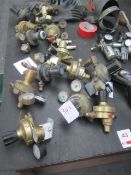 Quantity of assorted gas regulators