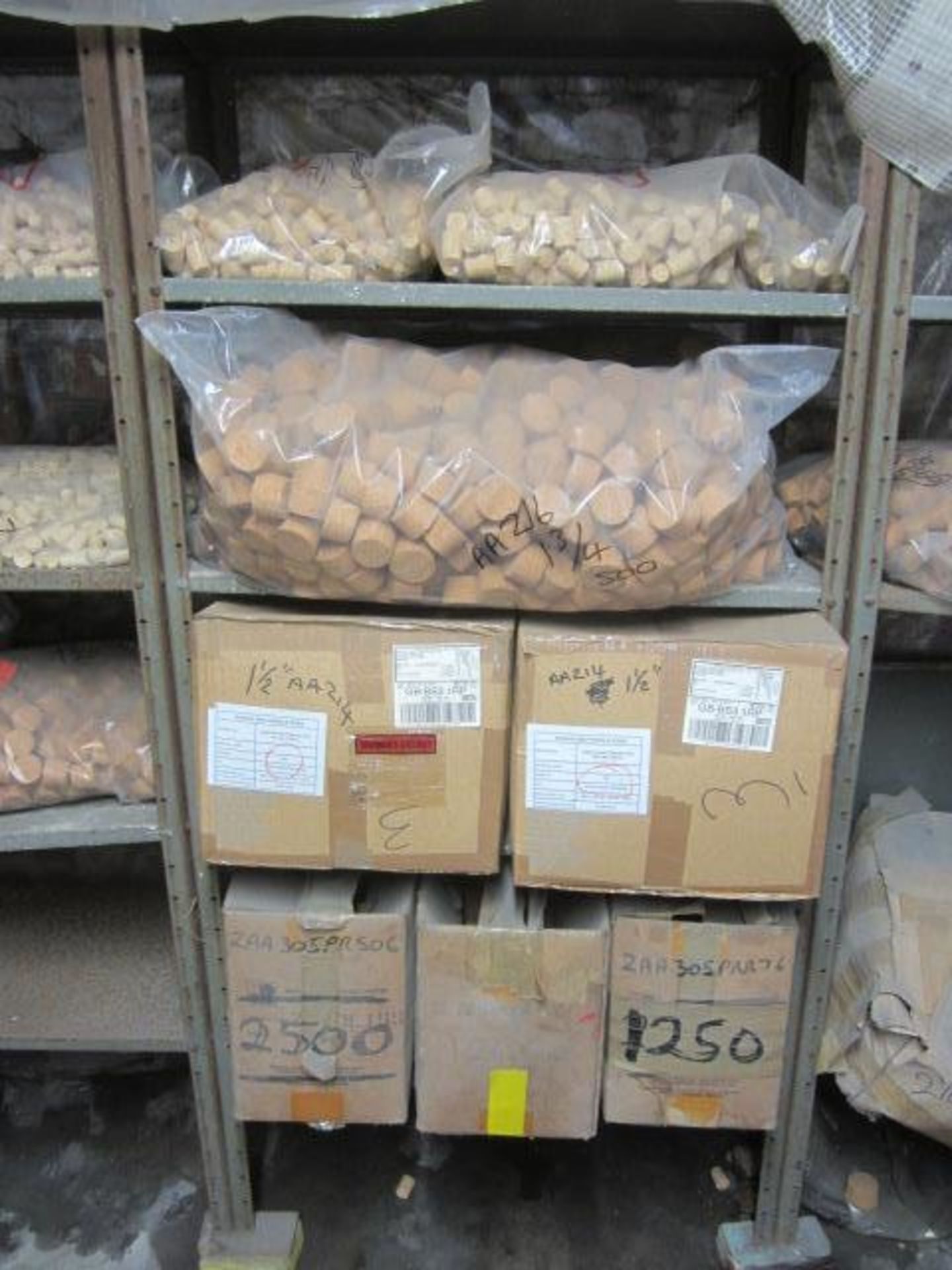 Contents of store to include assorted bags of corks, plastic caps, assorted hosing - Image 5 of 6