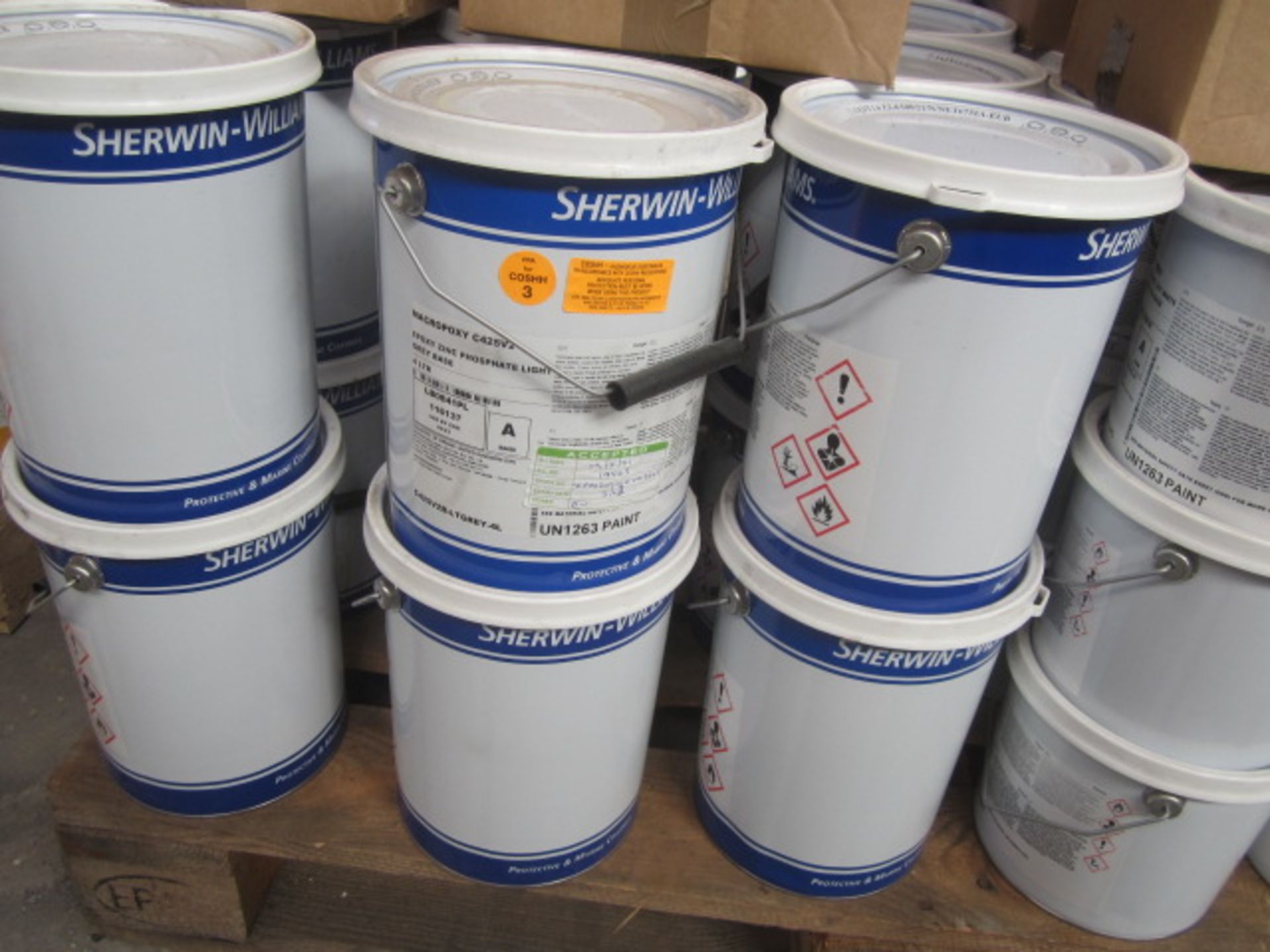 Pallet of assorted epoxy under coat, epoxy base etc. - Image 5 of 6