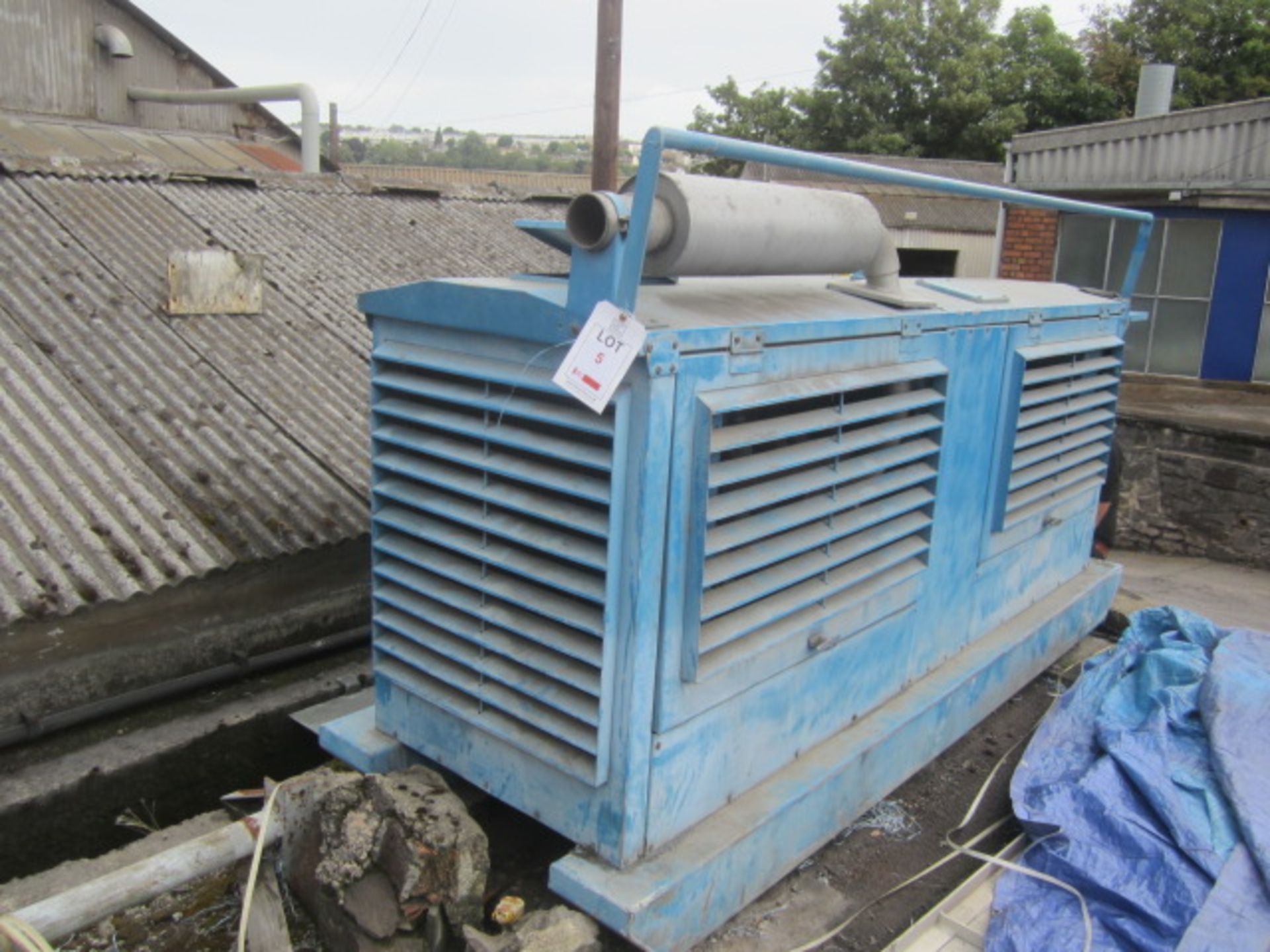 Countryman BTFHSC 100 stand by generator, skid mounted, Generator No. 2521 110, Engine No. 122460,