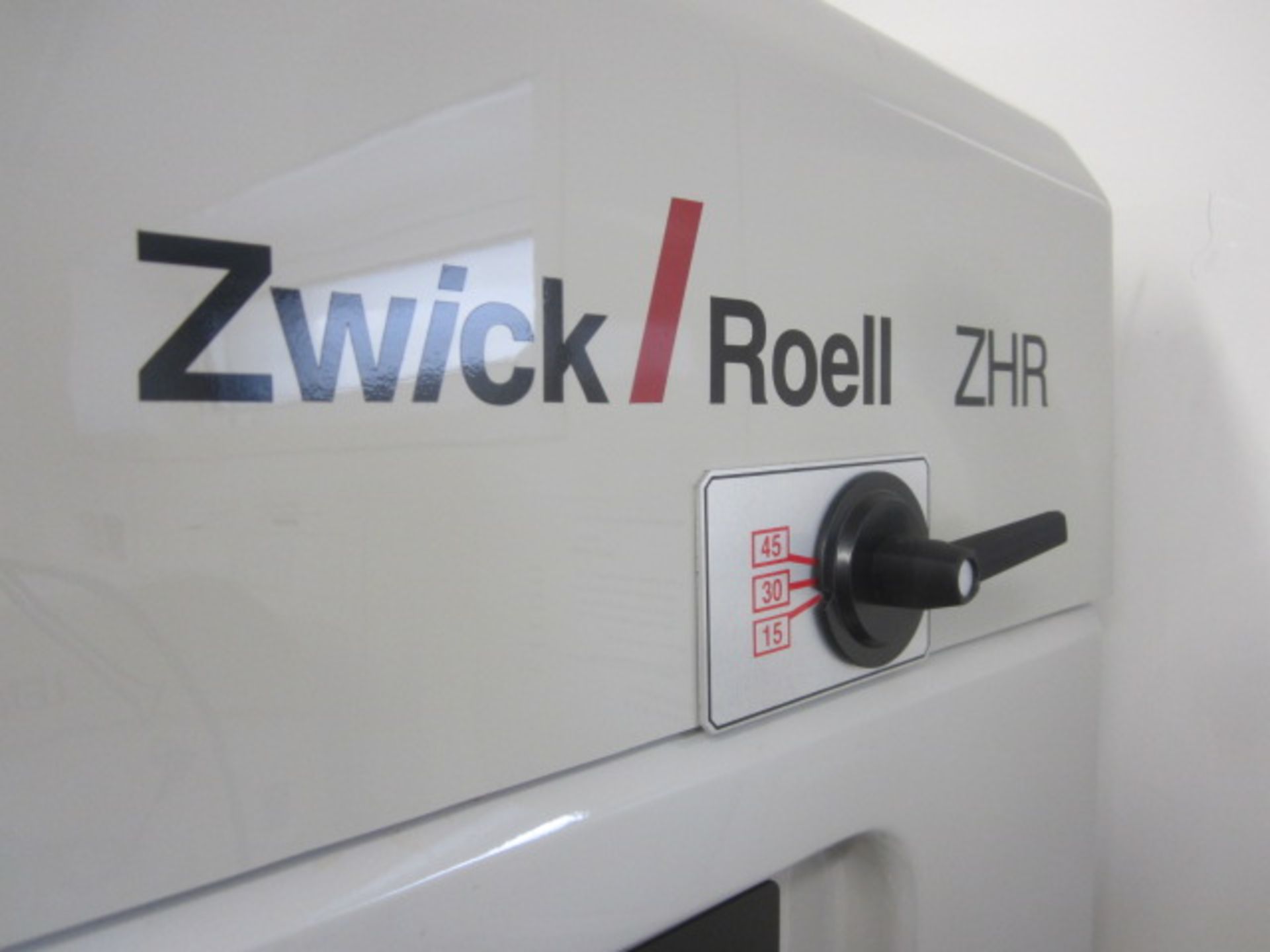 Zwick Roell ZHR hardness testing machine, machine type 4045AK, serial no. 124480 (2012) - Image 6 of 6