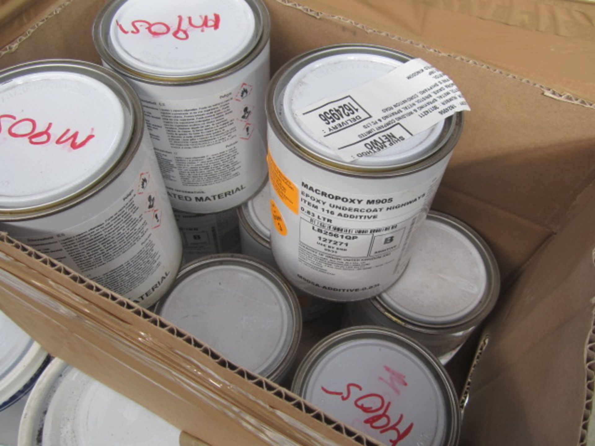 Pallet of assorted epoxy under coat, epoxy base etc. - Image 2 of 6