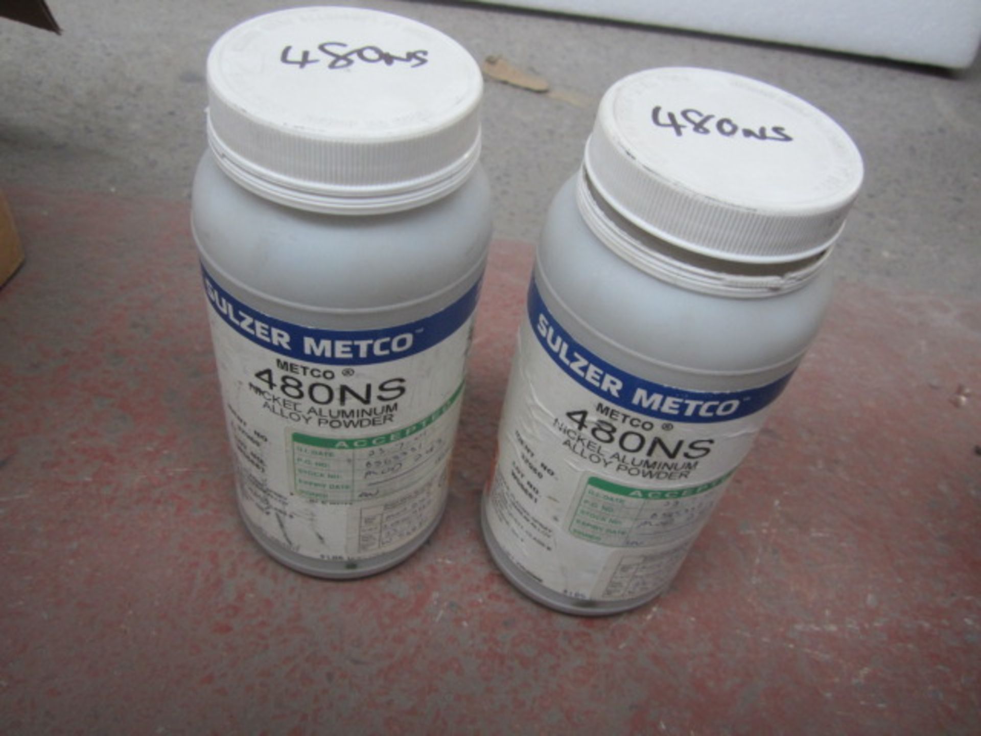 Assorted powders including Oerlikon Nickel/25 Graphite, Nickel Aluminium, Nickel Chromium alloy, - Bild 19 aus 19