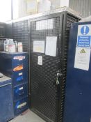 Walk in steel framed insulated / heated storage cabinet (excludes contents)