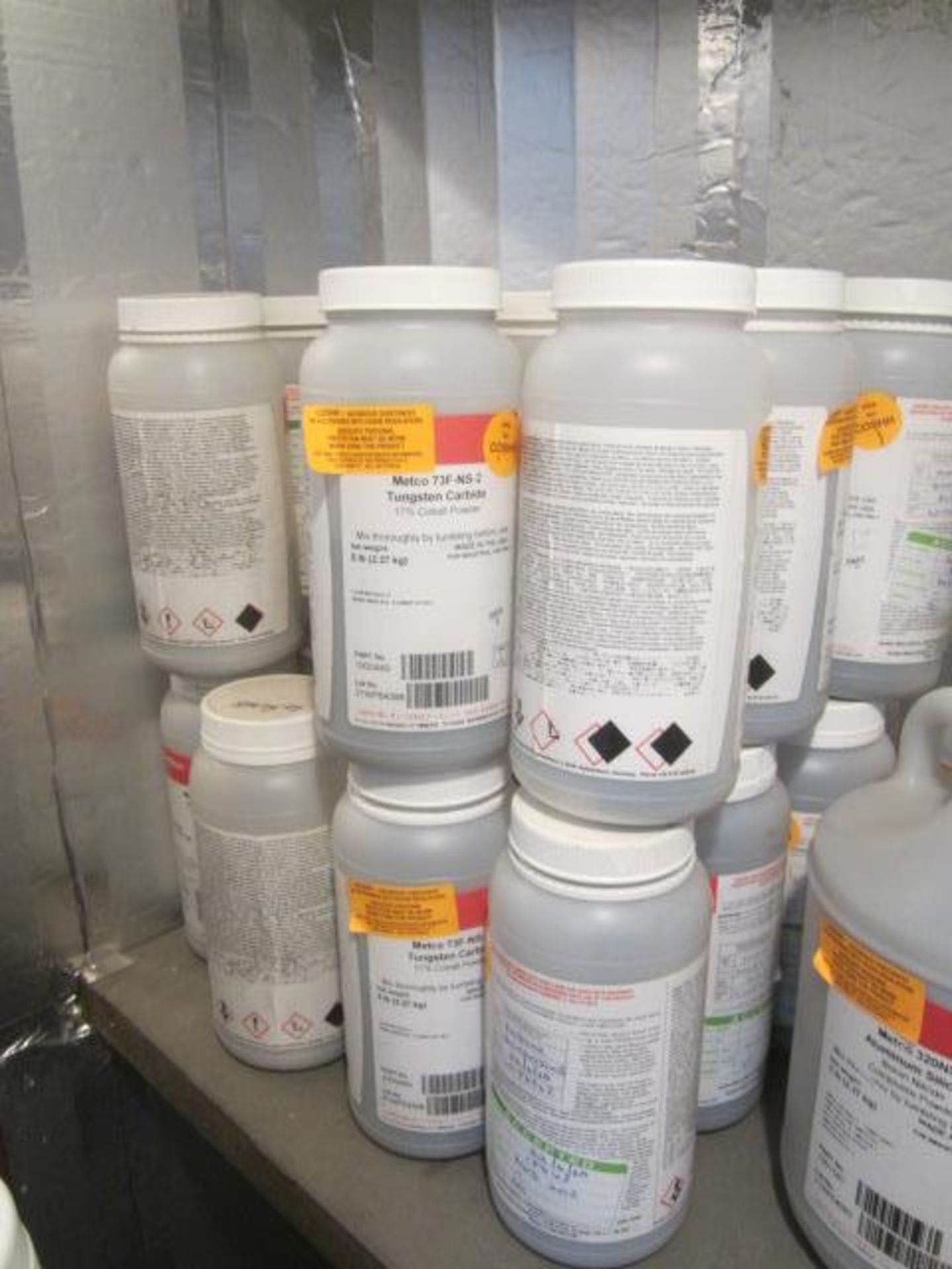 Assorted powders including Oerlikon Nickel/25 Graphite, Nickel Aluminium, Nickel Chromium alloy, - Bild 6 aus 19