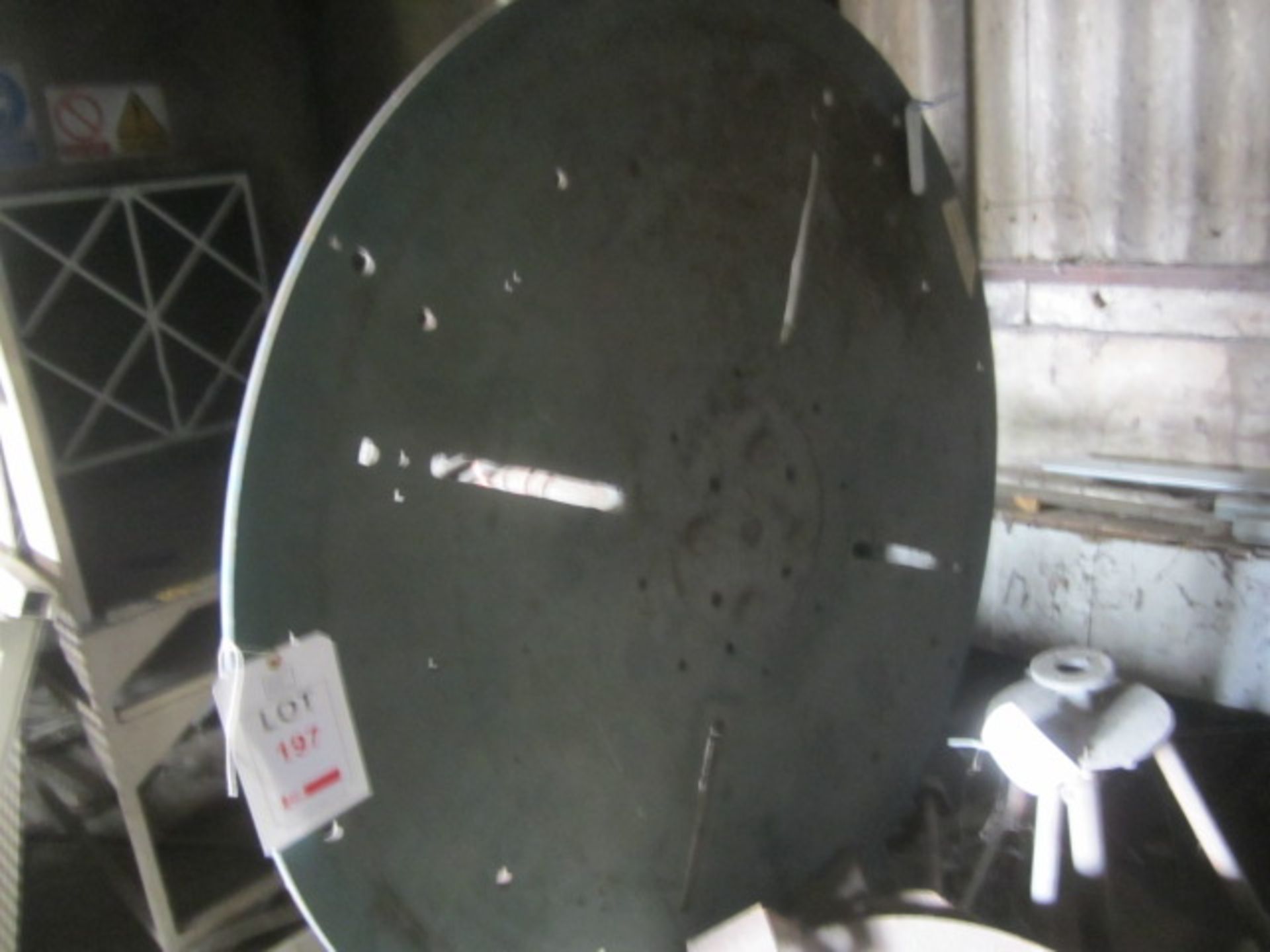 Powered 1300mm vertical face plate, 3 phase - Image 4 of 4