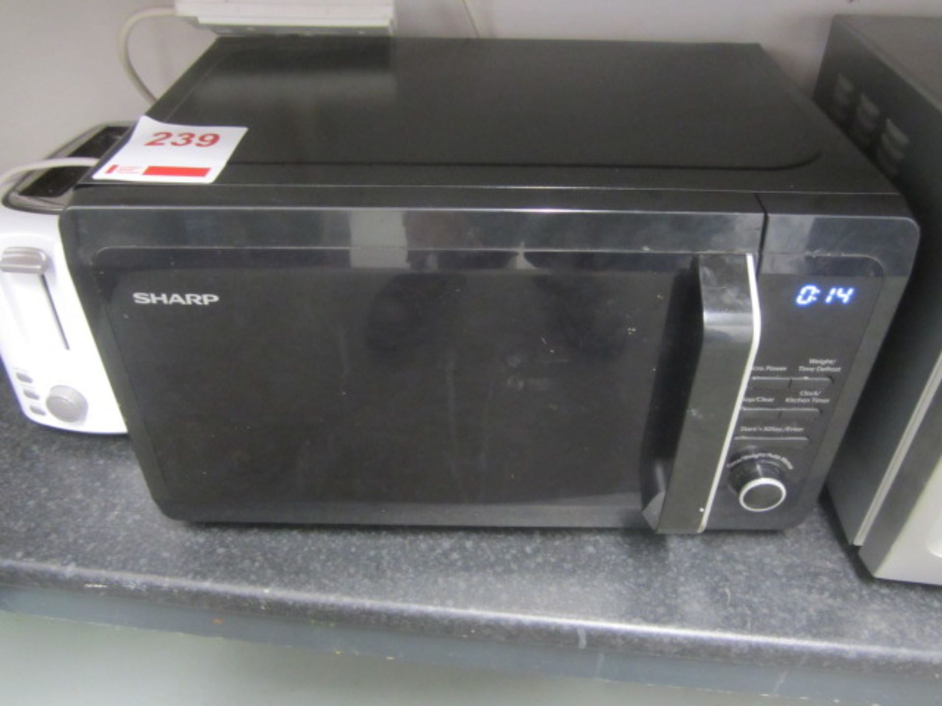 Two Sharp microwave ovens - Image 2 of 3