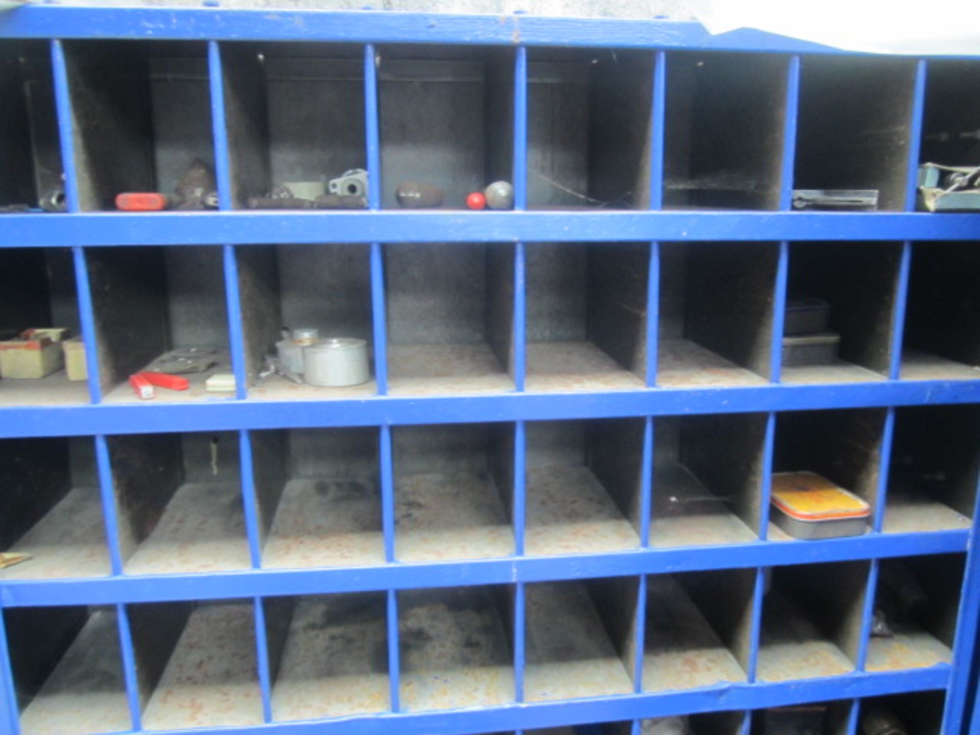 Two cabinets and contents to include threading dies, mill cutters, reamers, spanners, etc. - Image 6 of 9