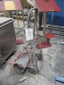Sack truck and portable space heater, 110V