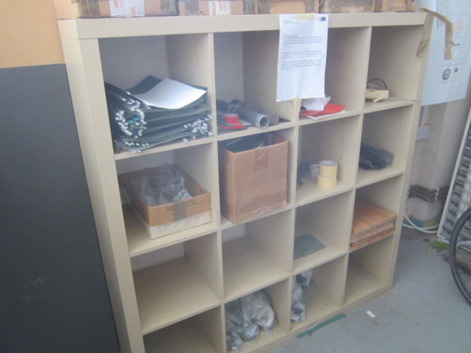 Two 4 drawer office filing cabinets, two light wood twin drawer office filing cabinets, light wood - Image 3 of 4