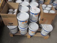 Pallet of assorted paints, as lotted