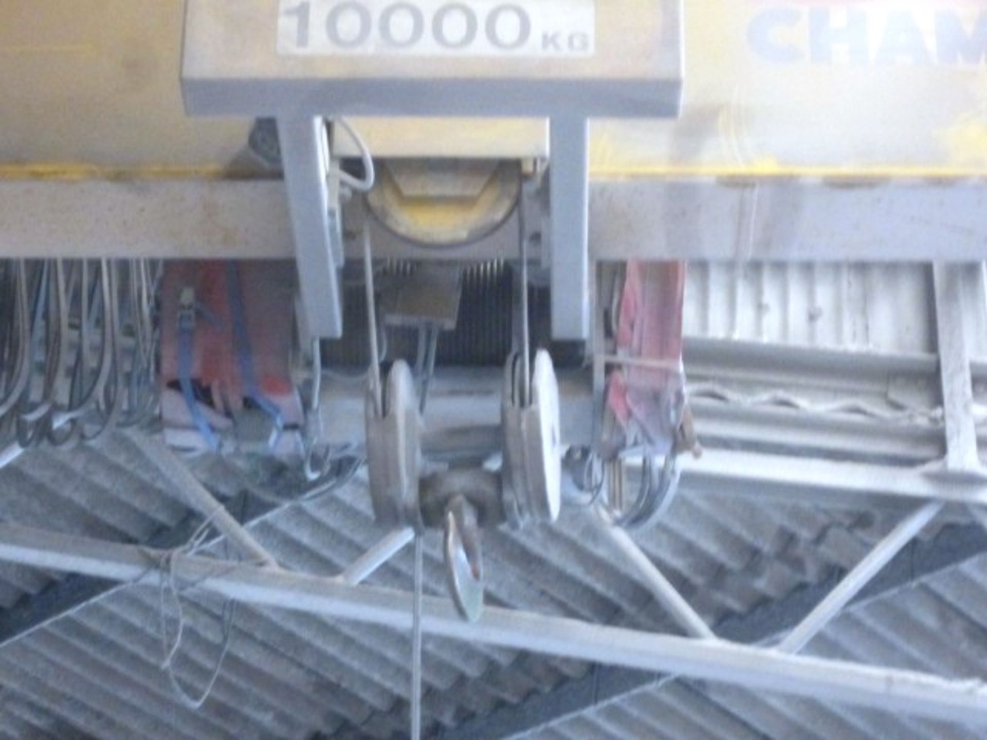 Street Champion 10 ton capacity single girder overhead gantry, circa 15m span, serial no. 7428 ( - Image 3 of 4