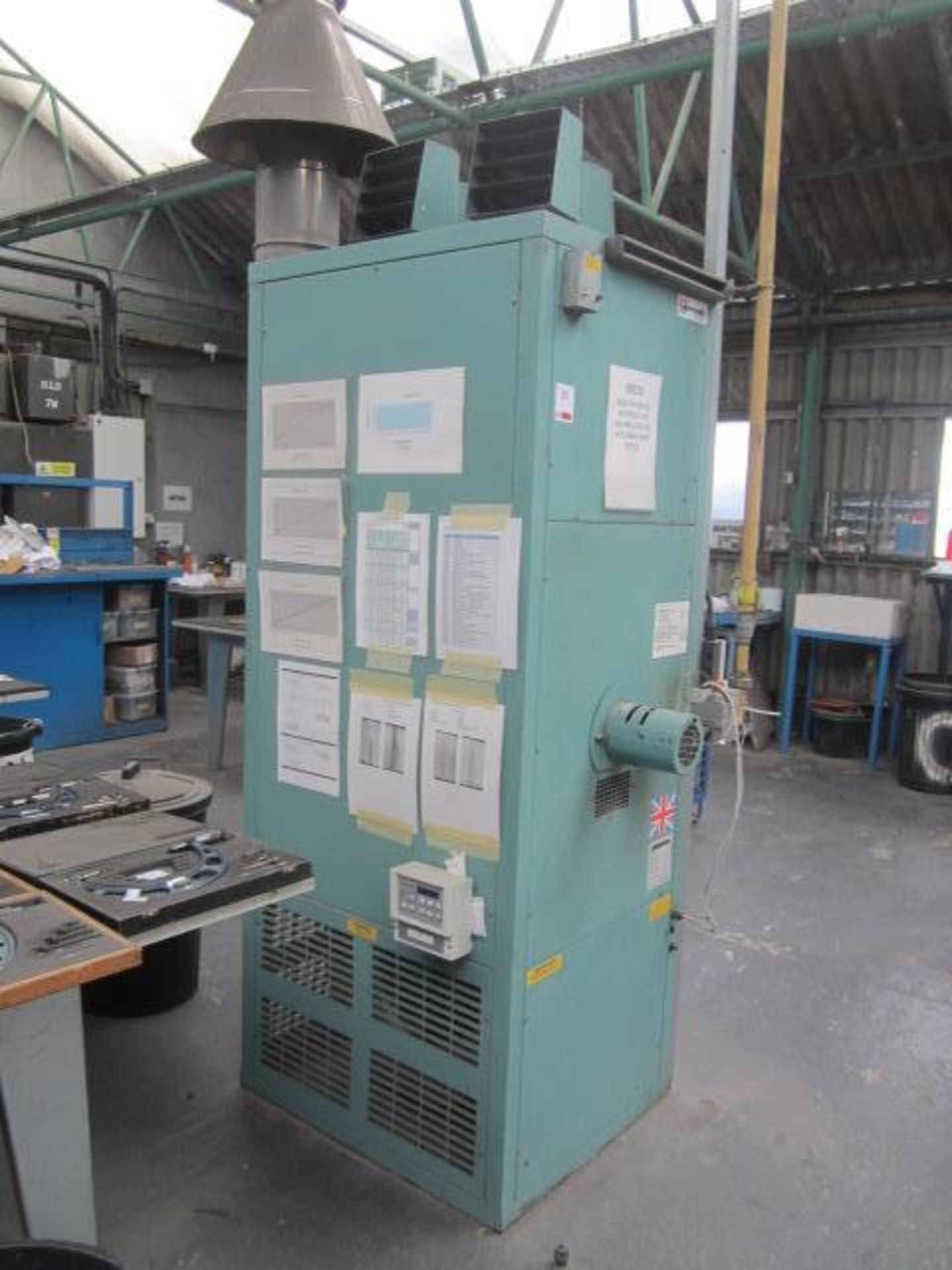 Powrmatic CPE AG200UF/1 gas operated building heater, serial no. H2BB216 (2004), type of gas G20 - Image 2 of 3