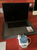 Mac Book Pro, model A1990, serial no. C02YX06TLVCL, with case & charger