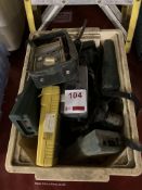 Box of electrical testing equipment