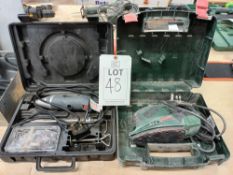 Ozito rotary tool, 240v (boxed) & Bosch GF PP30 sander, 240v (boxed)