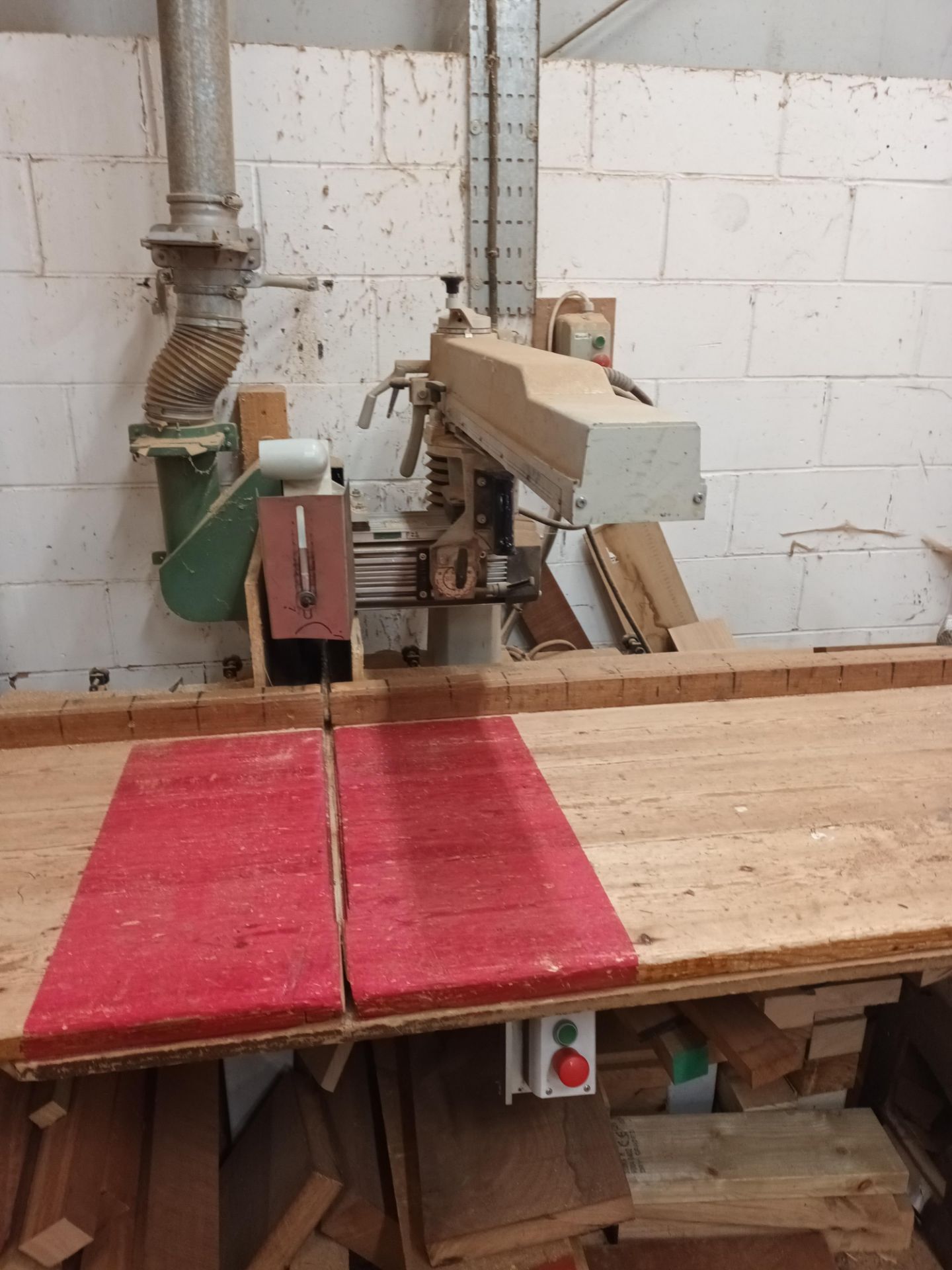 Stromab radial arm saw with custom built wood table NB: this item has no CE marking. The Purchaser - Image 2 of 4