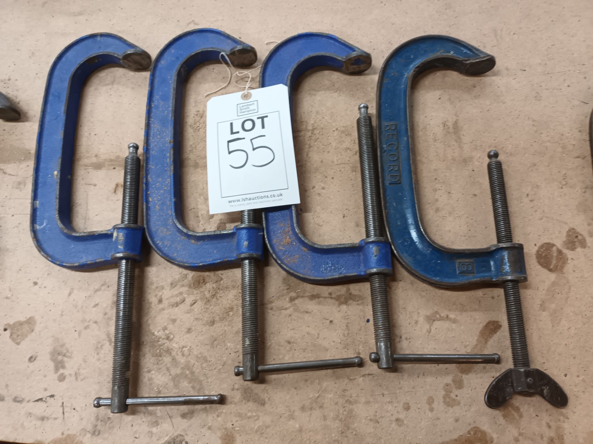 4 G-clamps