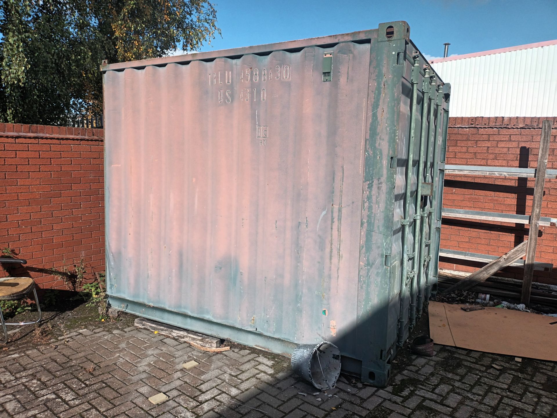 10ft shipping container *A work Method Statement and Risk Assessment must be reviewed and approved